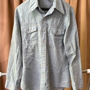 Sears Light Blue Perma Prest Shirt